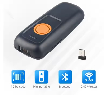 Tốc độ giải mã cao 1D CCD Đọc mã vạch di động Máy quét mã vạch laser không dây