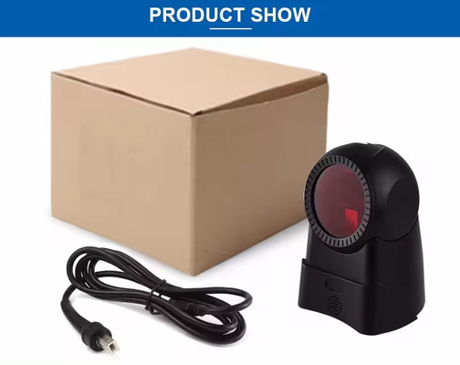 Máy quét mã vạch máy tính để bàn 1D / 2D Auto Sense CMOS cho siêu thị