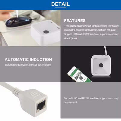 Mô-đun quét mã vạch máy tính để bàn OEM 2D QR Code Reader cho ứng dụng Kiosk nhúng
