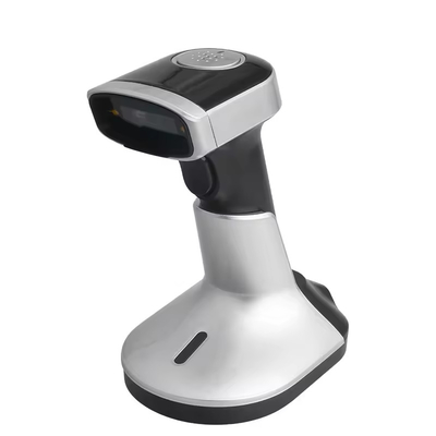 Máy quét mã vạch cầm tay Mã Qr 1D Với Thang sạc USB Máy đọc mã vạch không dây Bluetooth