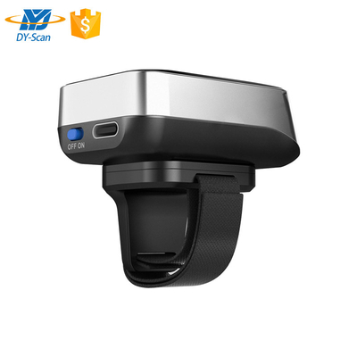 Máy quét mã vạch laser 1D cầm tay không dây Bluetooth CCD ngón tay để quét liên tục