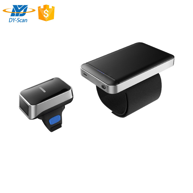 Máy quét mã vạch laser 1D cầm tay không dây Bluetooth CCD ngón tay để quét liên tục
