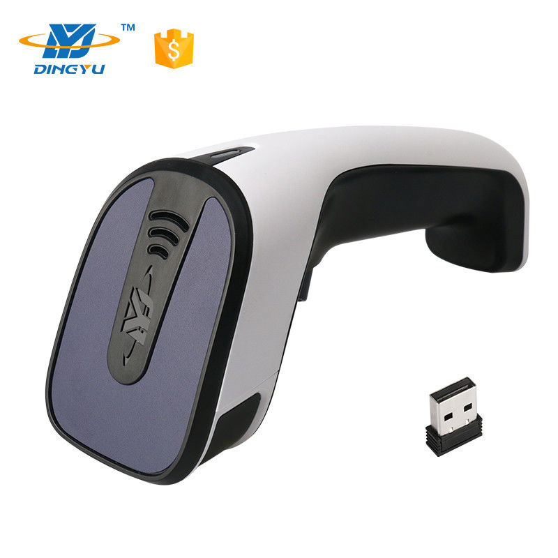 Máy quét mã vạch cầm tay 2D Bluetooth 25CM / S Tốc độ giải mã Với cáp USB 2.4G
